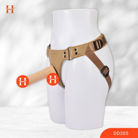 Happywonderland_Roomfun Liquid Silicone Dildo Buckle Wearable Pants
