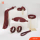Happywonderland_Roomfun - Wine Red Leather Bondage Set_SM104