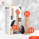 HappyWonderland_Blush - Realistic Dildo - Dr. Grey Vanilla 7.75-Inch Long Rechargeable Thrusting & Vibrating Dildo With Suction Cup Base