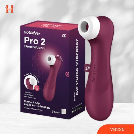Happywonderland_Satisfyer Pro 2 Generation 3 Vibrator Red with Connect App_VB235